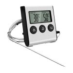 Thermom�tre � viande pour cuisson thermom�tre alimentaire avec sonde pour griller viande barbecue l'eau ...