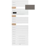 Thermor allure 3 classique s�che - serviettes �lectrique connect� roche avec soufflerie 1750w m�t � droite ...