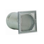 Entree / sortie d air murale metal diam 160mm thermor 900365