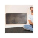 Thermor - radiateur  inertie touch silicium terre lunaire 1500w horizontal - valderoma tl1500t