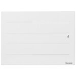 Thermor - radiateur ovation 3 1000w blanc horizontal connect extra - plat chaleur douce
