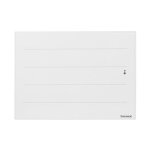 Thermor - radiateur ovation 3 1000w blanc horizontal connecté extra - plat chaleur douce Thermor - radiateur ovation 3 1000w blanc horizontal connecté extra - plat chaleur douce