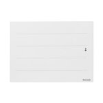 Thermor - radiateur ovation 3 1000w blanc horizontal connect� extra - plat chaleur douce