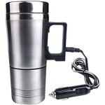 Thermos �lectrique, 12v voiture �lectrique bouilloire tasse voyage en acier inoxydable, bouilloire �lectrique ...