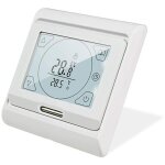 Thermostat de chauffage par le sol �lectrique programmable 16a avec capteur thermostat d'ambiance num�rique ...