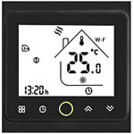 Thermostat intelligent wi - fi, contr�le de la temp�rature via application, compatible avec google home, ...