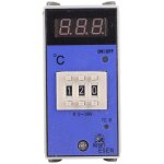 Thermostat num�rique e5em, r�gulateur de temp�rature 0 - 399 �c avec thermocouple de type k