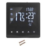 Thermostat numrique, cran lcd, programmable, intelligent, tactile, pour chauffage de l'eau au sol, ...