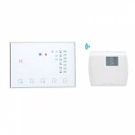 Efectoled - thermostat wifi programmable blanc sans fil pour chauffage blanc