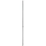 Thirard - boitier de cr�mone � cylindre pour porte et fen�tre, 2 pts, hauteur 2300mm, argent