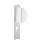 Thirard - ensemble de poign�es pour porte d'entr�e pali�re crecy trou de cylindre, carr� 7mm, entr'axes ...