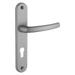 Thirard - ensemble de poign�es pour porte d'entr�e sultane trou de cylindre, i, carr� 7mm, entr'axes ...