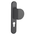 Thirard - ensemble de poign�es pour porte pali�re sultane trou de cylindre, carr� 7mm, entr'axes 195mm, ...