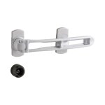 Thirard - entrebailleur pour porte d'entr�e, taquet d'arr�t, 169mm, blanc