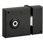 Thirard - serrure en applique pour porte intrieure, pne 1 / 2 tour seul, axe 45mm, carr 6mm, 70x70mm, ...