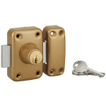 Thirard - verrou pour porte d'entr�e vitr�e capital � cylindre double 45 mm