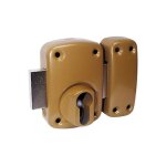 Thirard - verrou de s�ret� pour cylindre europ�en - d�cor : epoxy or - mat�riau : acier