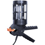 Tibelec - baladeuse filaire � pince noire e27 livr�e sans ampoule 15w max, c�ble long. 5m, garantie 3 ...