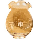 Verre tulipe ambre grav ? charme clatant pour lustres et appliques tibelec