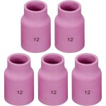 Tig lentille � gaz buse en alumine tasses en c�ramique jumbo large 53n87 (12 d19 x 48 mm) compatible ...