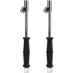 Tige gonflable pour pneus de voiture, 2 pi�ces, mandrin de camion � double t�te de 1 / 4 pouces, compatible ...