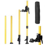 Rosfix set tr�pied t�lescopique 365 cm ? aluminium l�ger, filetage 1 / 4 , 3 sections r�glable 95?365 ...