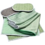 Tigrezy lot de 6 chiffons bambou microfibres - nettoyer et lustrer toutes les surfaces lisses et fragiles ...