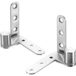 Tigrezy - charnire de porte pivotante  180 degrs, quincaillerie de porte robuste en acier inoxydable ...