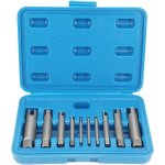 Tigrezy - ensemble de 10 extracteurs de tarauds, extracteur de vis  tte casse, outil de retrait de ...