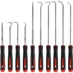 Tigrezy - ensemble de crochets et de crochets - 10 outils de crochetage de prcision avec poigne antidrapant ...