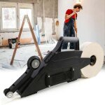 Tigrezy - outil de rubanage noir banjo pour cloison s�che avec roue � rouleaux d'angle int�rieur r�versible ...
