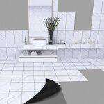 Tigrezy - salle de bain cuisine pvc auto - adh�sif carrelage autocollant salle de bain �tanche papier ...