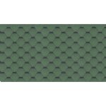 Timbela - bardeaux bitumineux hexagonal rock, couleur vert - bitume toiture 3 m2 h - green