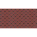 Timbela - bardeaux bitumineux hexagonal rock, couleur rouge - bitume toiture 3 m2 h - red