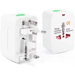 Tinor - adaptateur voyage universel, adaptateur prise universelle multi - fonction, internationale 200 ...