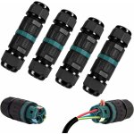 Tinor - boite de derivation ip68 etanche - lot de 4 connecteur Électrique Éxterieur 2 voies, boîte de ... Tinor - boite de derivation ip68 etanche - lot de 4 connecteur Électrique Éxterieur 2 voies, boîte de ...