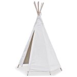Tipi enfant en tissu et bois