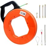 Tire fils aiguille electricien 50m, 4. 5mm tire cable aide au tirage de c�ble en fibre de verre, design ...