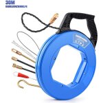 Tire fils electricien aiguille 4, 5mm 30m, electrique solide c�ble fibre de traction avec 7 adaptateur ...