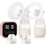 Tire lait electrique, 4 modes et 9 niveaux, rechargeable, avec ecran lcd, �lectrique double allaitement ...