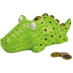 Tirelire en c�ramique crocodile