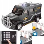 Tirelire pour enfants voiture police coffre - fort u302