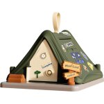 Tirelire en forme de tente, petite bo�te d'�pargne d'argent pour enfants, jolie banque de pi�ces de monnaie, ...