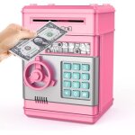 Tirelire, jouets pour filles de 3 � 12 ans, tirelire �lectronique pour enfants, mini tirelire atm, coffre ...