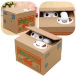 Tirelire mignon kitty chat monnaie �conomiser l'argent coin box cadeau pr enfant