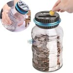 Tirelire numrique caisse d'pargne lectronique avec cran lcd, 1, 5l tirelire pour adultes et enfants, ...