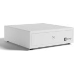 Tiroir - caisse sumup blanc m�tal et plastique 5 compartiments billets 8 pi�ces
