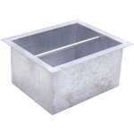 Fonderia bongiovanni ? tiroir � cendres en acier galvanis� 24x29x14h cm ? r�cup�rateur de cendres pour ...