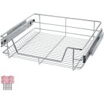 Tiroir coulissant cuisine, 60 cm, organisateur placard, tiroir / panier t�lescopique en acier, rangement ...