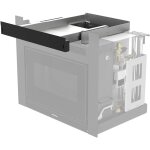 Tiroir frontal de chargement des pellets pour insert comfort idro l80 en tole galvanise'e avec glissie'res ...